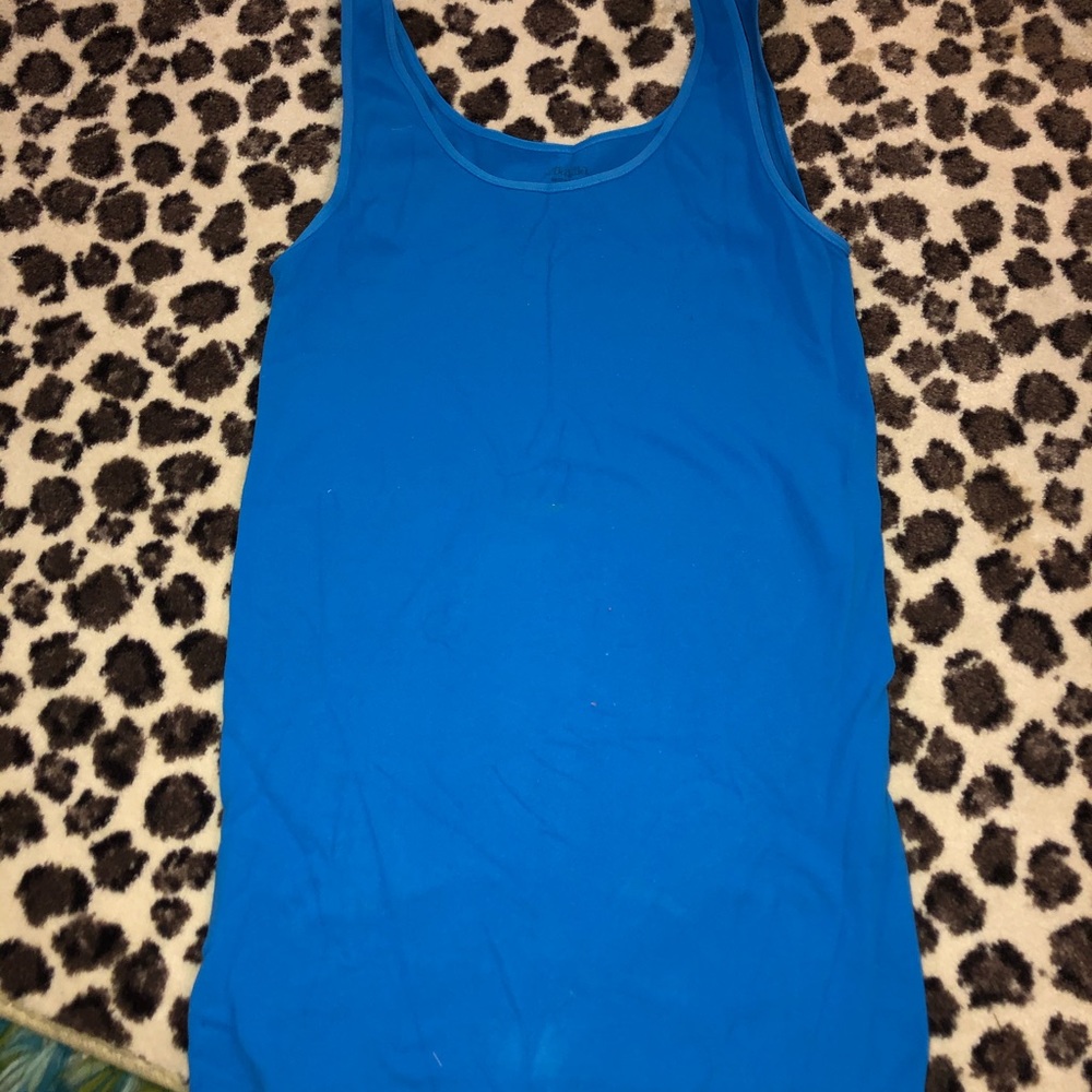 Blue tank